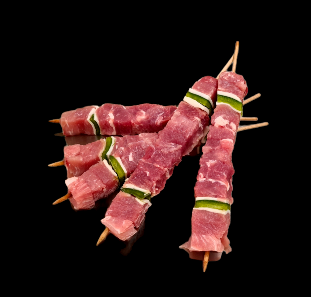 Brochettes de porc Brochettes de porc