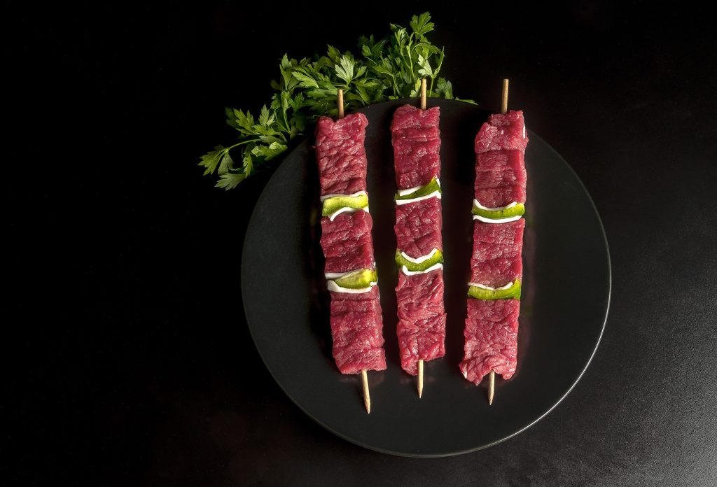 Brochettes de boeuf Brochettes de boeuf